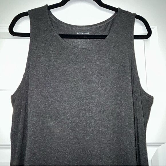 Eileen Fisher System Sleeveless Tank A-Line Dress - Picture 3 of 8